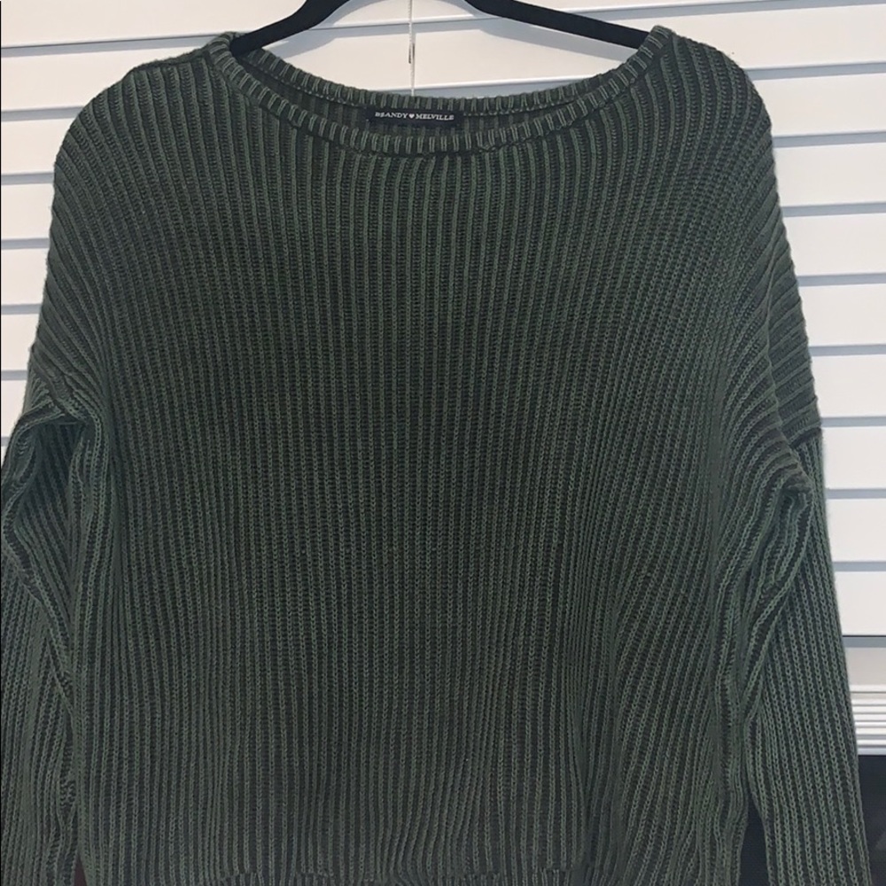 Green sweater